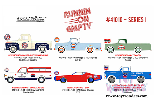Greenlight - Running On Empty Series 1 (1/64 scale diecast model car, Asstd.) 41010/48