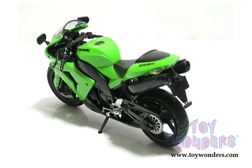 New Ray - Kawasaki ZX-10R Sport Bike (1/12 scale diecast model car, Green) 42443A