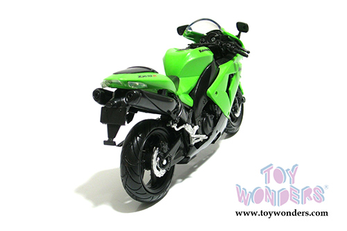 New Ray - Kawasaki ZX-10R Sport Bike (1/12 scale diecast model car, Green) 42443A
