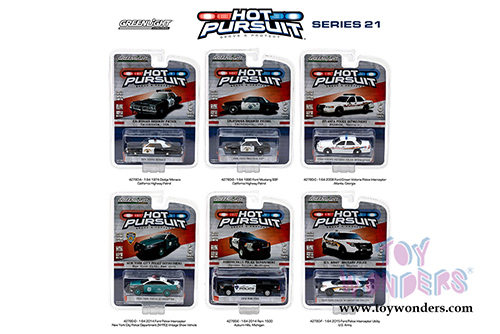 Greenlight - Hot Pursuit Series 21 (1/64 scale diecast model car, Asstd.) 42780/48