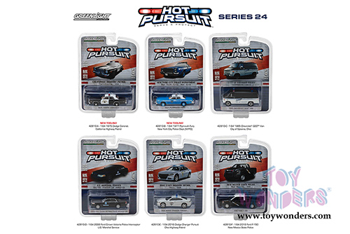 Greenlight - Hot Pursuit Series 24 (1/64 scale diecast model car, Asstd.) 42810/48