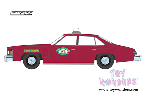 Greenlight - Hot Pursuit Series 26 | Pontiac&reg; LeMans Missouri State Highway Patrol (1976, 1/64 scale diecast model car, Red) 42830B/48