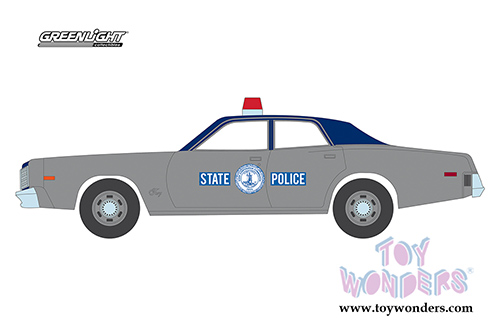 Greenlight - Hot Pursuit Series 26 | Plymouth Fury Virginia State Police (1978, 1/64 scale diecast model car, Gray) 42830C/48