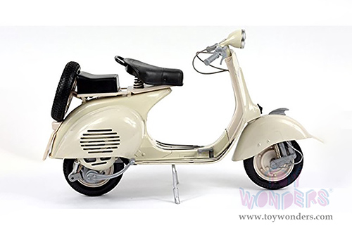 New Ray - Vespa 150 VL 1T Scooter (1955, 1/6 scale diecast model bike, Beige) 49273