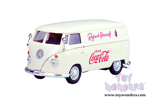 Motor City Coca-Cola - Volkswagen Cargo Van (1962, 1/43 scale diecast model car, Cream) 430005