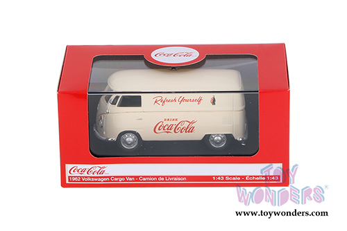 Motor City Coca-Cola - Volkswagen Cargo Van (1962, 1/43 scale diecast model car, Cream) 430005