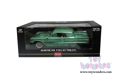 Sun Star USA - Ford Thunderbird Hardtop (1960, 1/18 scale diecast model car, Briarcliffe Green) 4309
