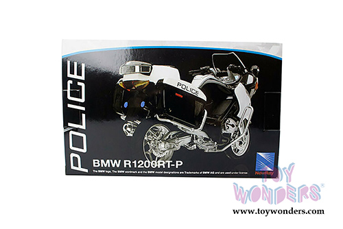 New Ray - BMW R1200RT-P Police Bike (1/12 scale diecast model car, White) 43153