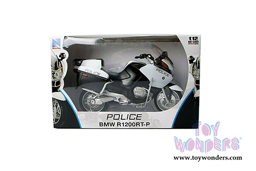 New Ray - BMW R1200RT-P Police Bike (1/12 scale diecast model car, White) 43153