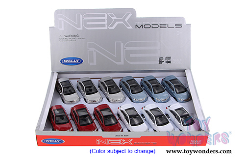 Welly - Lexus RX 450H SUV w/ Sunroof (4.5" diecast model car, Asstd.) 43641D