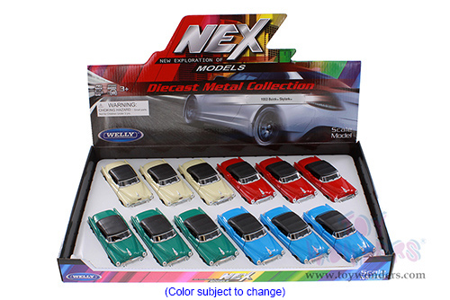 Welly - Buick™ Skylark™ Convertible Soft Top (1953, 1/34 - 1/39 scale diecast model car, Asstd.) 43664H/D