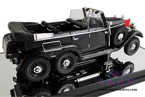 Signature Models Premier Miniature - Mercedes-Benz G4 Convertible (1938, 1/43 scale diecast model car, Black) 43706BK