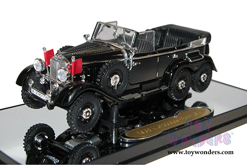 Signature Models Premier Miniature - Mercedes-Benz G4 Convertible (1938, 1/43 scale diecast model car, Black) 43706BK