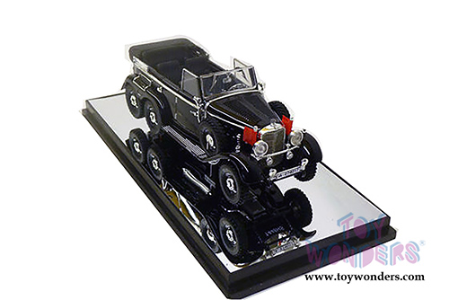 Signature Models Premier Miniature - Mercedes-Benz G4 Convertible (1938, 1/43 scale diecast model car, Black) 43706BK