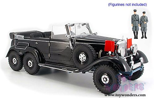 Signature Models Premier Miniature - Mercedes-Benz G4 Convertible (1938, 1/43 scale diecast model car, Black) 43706BK