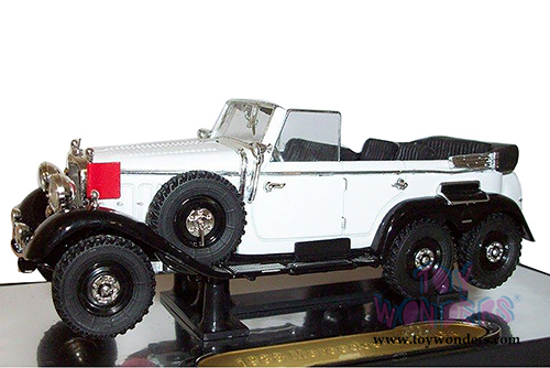 Signature Models Premier Miniature - Mercedes-Benz G4 Convertible (1938, 1/43 scale diecast model car, White) 43706W