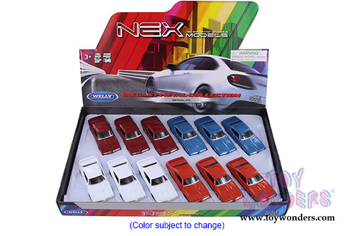 Welly - Pontiac&reg; GTO&reg; Hardtop (1969, 1/34-1/39 Scale diecast model car, Asstd.) 43714D