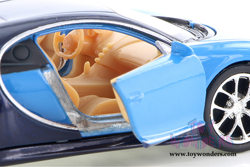 Welly - Bugatti Chiron Hard Top (4.5" diecast model car, Asstd.) 43738D