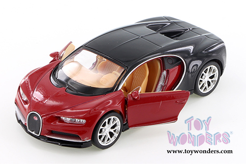 Welly - Bugatti Chiron Hard Top (4.5" diecast model car, Asstd.) 43738D