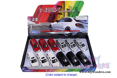 Welly - Cadillac Escalade&reg; SUV (2017, 1/34-1/39 Scale diecast model car, Asstd.) 43751D