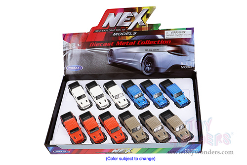 Welly - Jeep&reg; Gladiator Pickup Truck (2020, 1/34 Scale diecast model car, Asstd.) 43788D