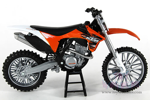 New Ray - KTM 350 SX-F Dirt Bike (2011, 1/12 scale diecast model bike, Orange) 44093
