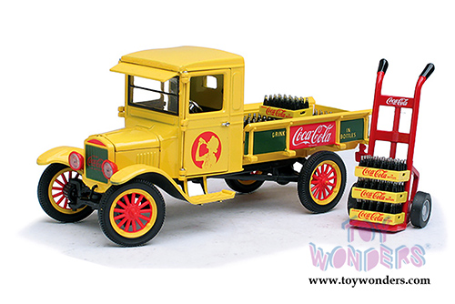 Motor City Coca-Cola - Ford Model TT Pickup (1923, 1/32 scale diecast model car,  Yellow) 442453/24