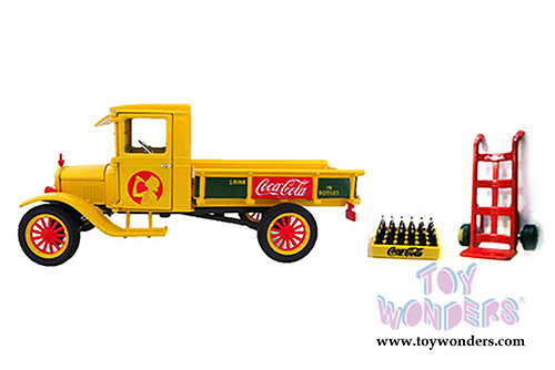 Motor City Coca-Cola - Ford Model TT Pickup (1923, 1/32 scale diecast model car,  Yellow) 442453/24