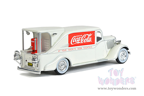 Motor City Coca-Cola - Dodge KH-32 Fountain Truck (1/43 scale diecast model car, White) 443934 MAP: $24.99