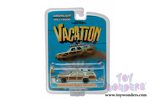 Greenlight Hollywood - National Lampoon's Vacation Family Truckster "Wagon Queen" from Series 13 (1/64 scale diecast model car, Green) 44730A
