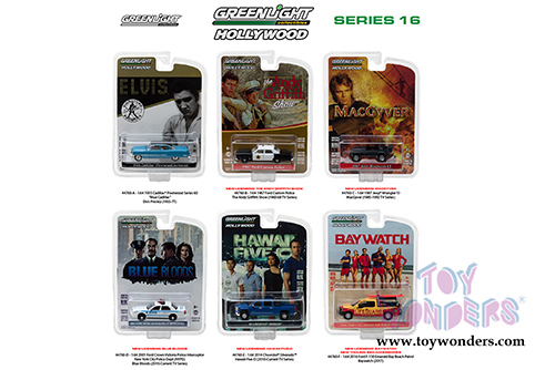 Greenlight - Hollywood Series 16 (1/64 scale diecast model car, Asstd.) 44760/48