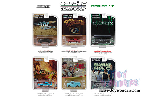 Greenlight - Hollywood Series 17 (1/64 scale diecast model car, Asstd.) 44770/48
