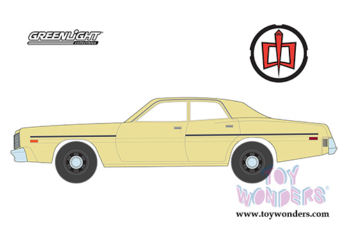 Greenlight - Hollywood Series 21 | The Greatest American Hero Dodge Monaco (1978, 1/64 scale diecast model car, Yellow) 44810A/48