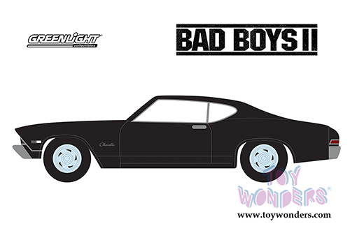 Greenlight - Hollywood Series 21 | Bad Boys II Chevrolet&reg; Chevelle&reg; SS&trade; (1968, 1/64 scale diecast model car, Black) 44810E/48