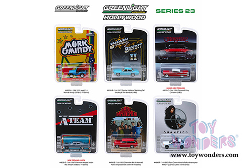 Greenlight - Hollywood Series 23 (1/64 scale diecast model car, Asstd.) 44830/48