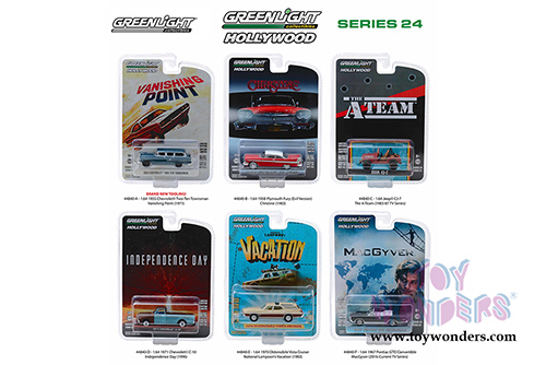 Greenlight - Hollywood Series 24 (1/64 scale diecast model car, Asstd.) 44840/48