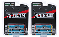 Greenlight - Hollywood Series 25 | The A Team Pontiac® LeMans® (1977, 1/64 scale diecast model car, Gray) 44850C/48