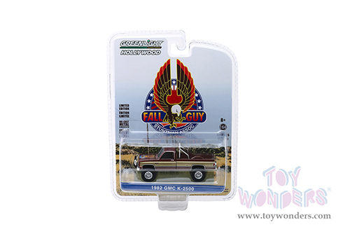 Greenlight - Hollywood Series 26 | The Fall Guy GMC K-2500 - Fall Guy Stuntman Association (1982, 1/64 scale diecast model car, Brown/Beige) 44860F/48