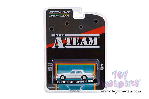 Greenlight Hollywood - The A-Team Special Edition Chevrolet&reg; Caprice Classic (1980, 1/64 scale diecast model car, White) 44865C/48