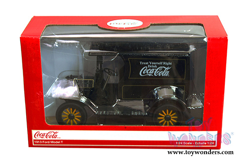Motor City Coca-Cola - Ford Model T (1913, 1/24 scale diecast model car, Black) 449104