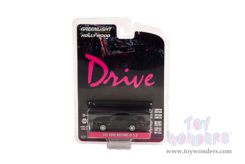 Greenlight - Hollywood Series 34 | Ford Mustang GT 5.0 - Drive (2011) (2011, 1/64 scale diecast model car, Black) 44940F/48