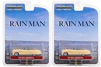 Greenlight - Hollywood Series 36 | Charlie Babbitt's Buick Roadmaster Convertible "Rain Man" (1988) Movie (1949, 1/64 scale diecast model car, Cream) 44960C/48