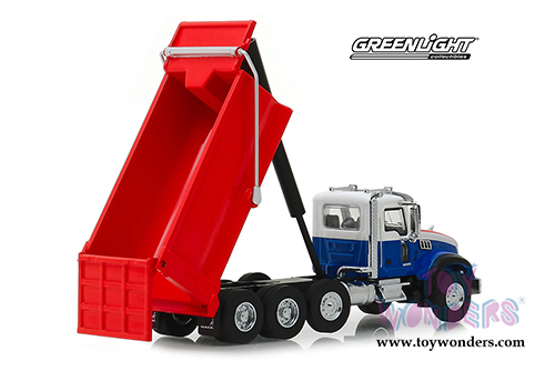Greenlight - S.D. Trucks Series 6 | Mack&reg; Granite&reg; Dump Truck (2019, 1/64 scale diecast model car, Red/Blue) 45060B/48