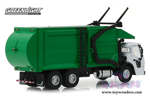 Greenlight - S.D. Trucks Series 6 | Mack&reg; LR Refuse Truck (2019, 1/64 scale diecast model car, White/Green) 45060C/48