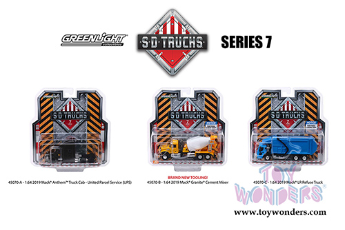 Greenlight - S.D. Trucks Series 7 (1/64 scale diecast model car, Asstd.) 45070/48