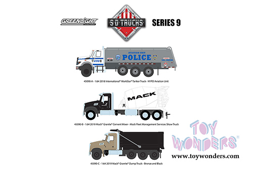 Greenlight - S.D. Trucks Series 9 (1/64 scale diecast model car, Asstd.) 45090/48