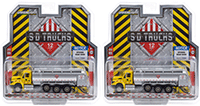 Show product details for Greenlight - S.D. Trucks Series 12 | International® WorkStar® Tanker Truck Pennsylvania Department of Transportation (PennDOT) (2018, 1/64 scale diecast model car, Yellow/Silver) 45120A/48