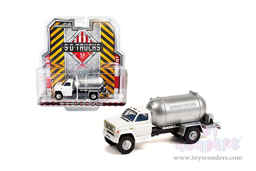 Greenlight - S.D. Trucks Series 14 | Chevrolet® C-60 Propane Truck "Armstrong Propane Co." (1982, 1/64 scale diecast model car, White/Silver) 45140B/48