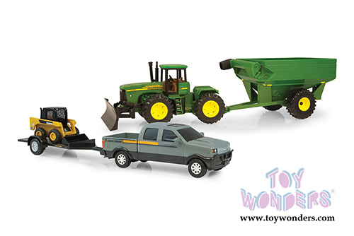 Tomy John Deere - John Deere Mega Hauling Set Assortment (Hard plastic and diecast model car, Asstd.) 45363