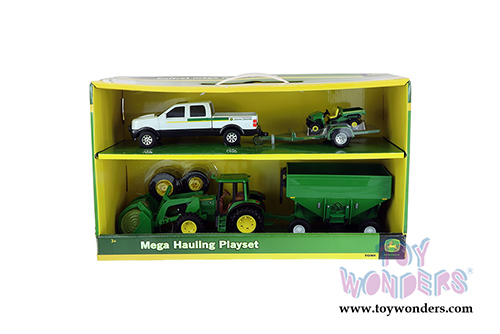 Tomy John Deere - John Deere Mega Hauling Set Assortment (Hard plastic and diecast model car, Asstd.) 45363